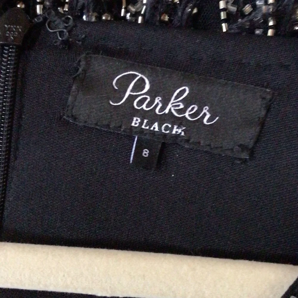 Parker Black sequin Dress, 8 - Picture 5 of 11